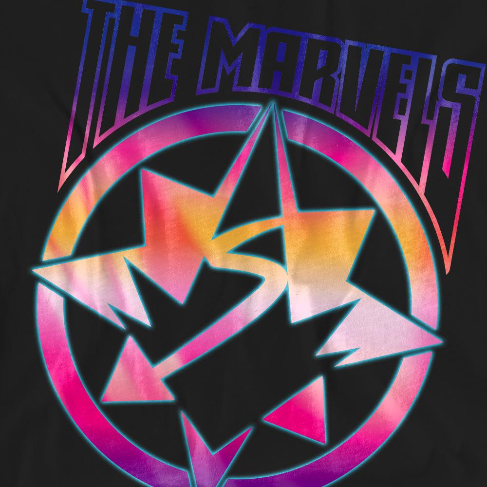 The Marvels Unisex Adult Gradient Logo T-Shirt