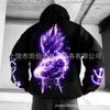 Dragon Ball Z Goku 3D Digital Print Hoodie Men Loose Fit Casual Sweatshirt