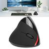 Vertical Mouse Black Wireless Office Gaming Rechargeable Computer Accessories HH‑111