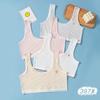 Girls' Thin Cotton Training Bra for Elementary Students - Sports, Anti-Nipple Show, Early Development, Single Layer