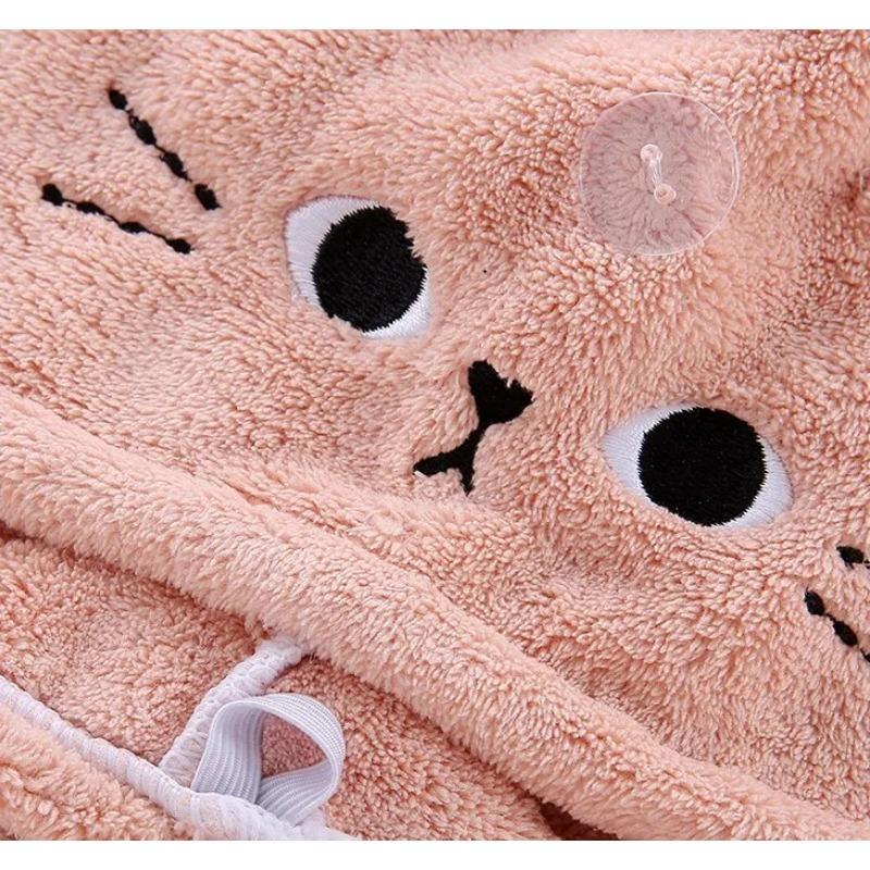Embroidered Dry Hair Cap, Water Absorbing Shower Cap For The Head, Women'S Quick Drying Hair Care And Drying Tool.