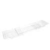 Clear Expandable Bathtub Tray PET   Water Resistant Bath Tub Tray Table for Bathroom