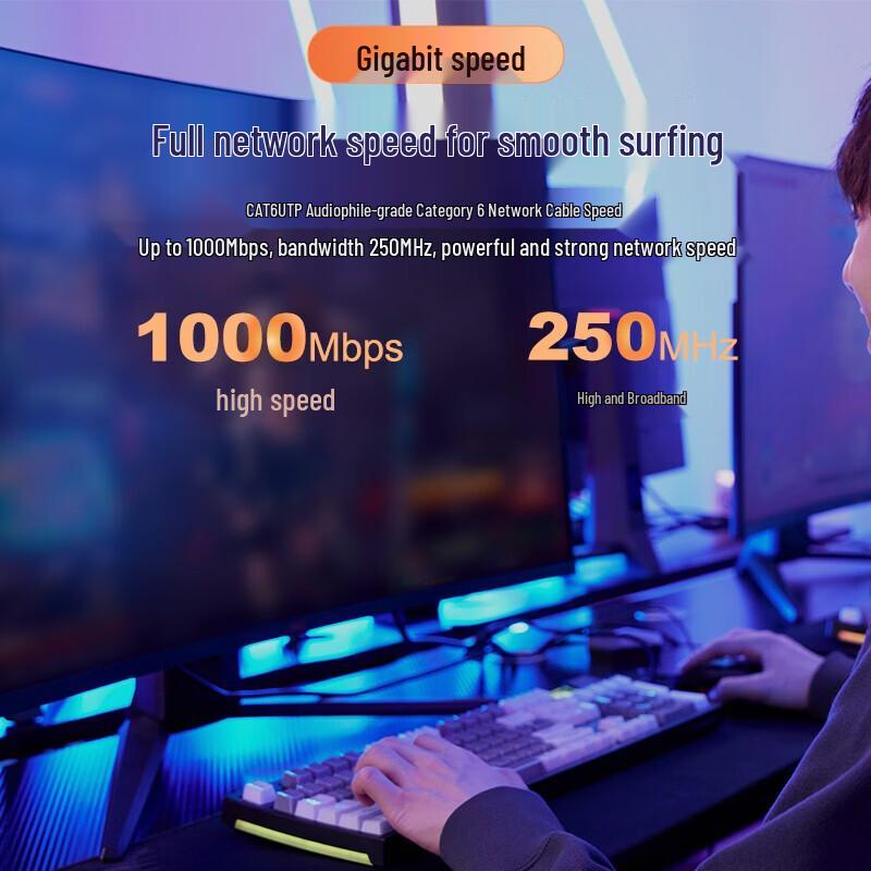 Shengwei Cat6 Outdoor Waterproof PoE Ethernet Cable - 305m