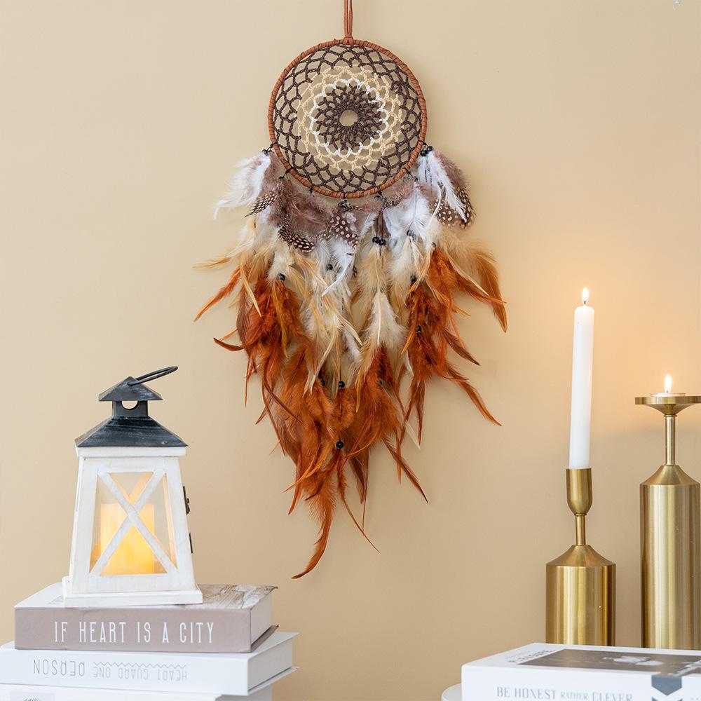 Spitze Häkeln Neuer Traumfänger Kreative Quaste Heimdekoration Hochwertiges Geschenk Feder Retro