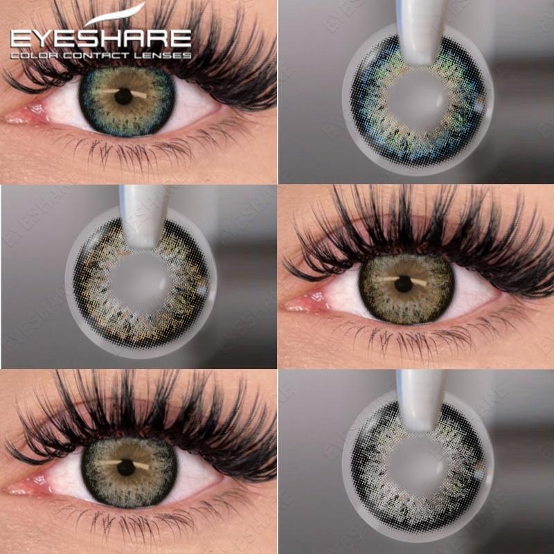

EYESHARE 1 пара синих цветных контактных линз King Series Cosmetic Eye Lens Rey-azul