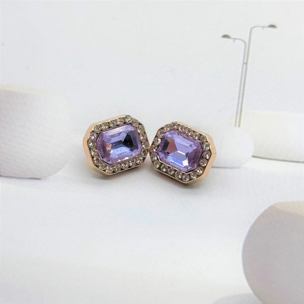 10pcs Pretty Plating Buttons Square Round Buttons Coat Windbreaker Sweater Accessories Various Styles DIY Sewing Supplies