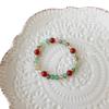 Chinese Peacock Agate Retro Jade Beaded Bracelet - High-End Ethnic Design
