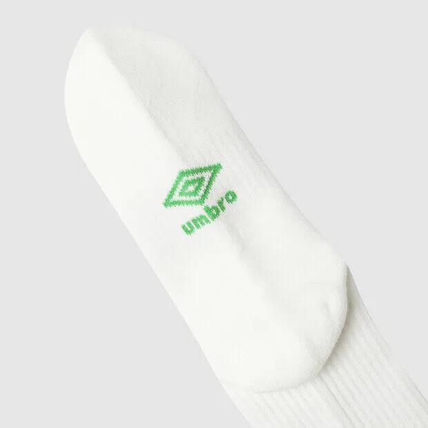 Vertical Wording Cushioning Crew Socks Ivory UR323CSC91