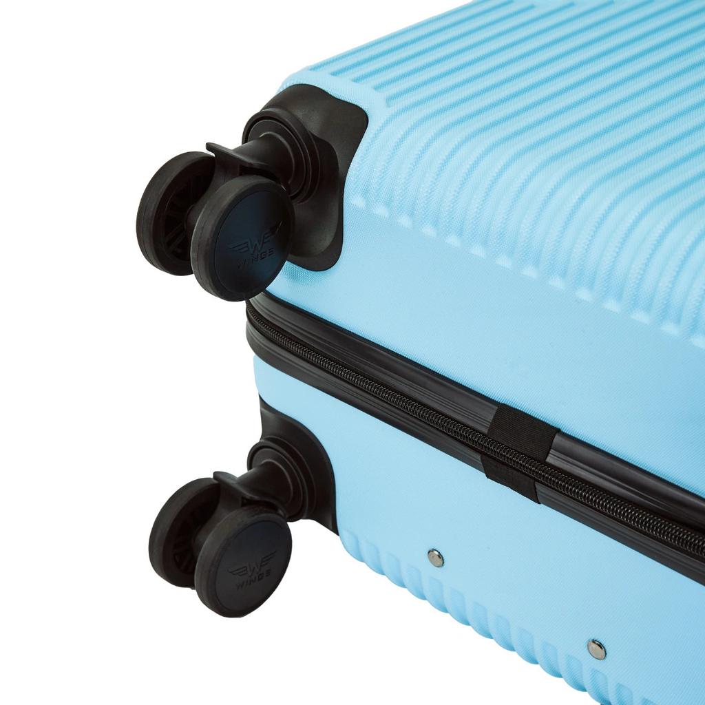 Set of 3 Wings Pc Eco Jackdaw Light Blue Suitcases