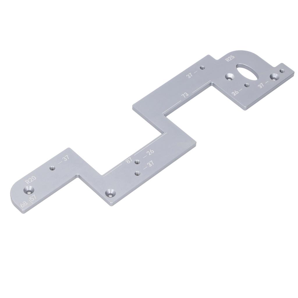 U Shaped Grooving Template Round Corner and Arc Slotting Auxiliary Tool with Double Bearing