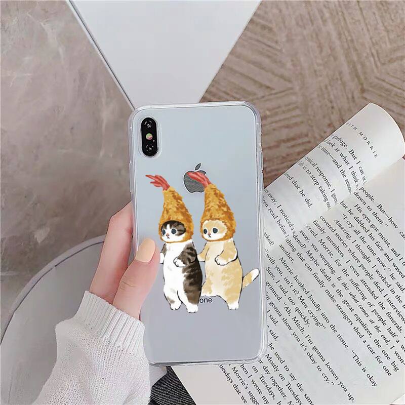 

Чехол для телефона с забавным животным, мультяшным котом на Хэллоуин для iPhone 11, 12, 13 mini pro XS MAX 8, 7, 6, 6S Plus X 5S SE 2020 XR, прозрачный чехол iphone 12mini