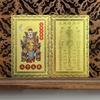 2026 Karta Amuletu Tai Sui Feng Shui Modlitba Zlatá Karta Vymítání Ochrana Buddha Dárek Amulet Bezpečí Přineste Bohatství A Poklad