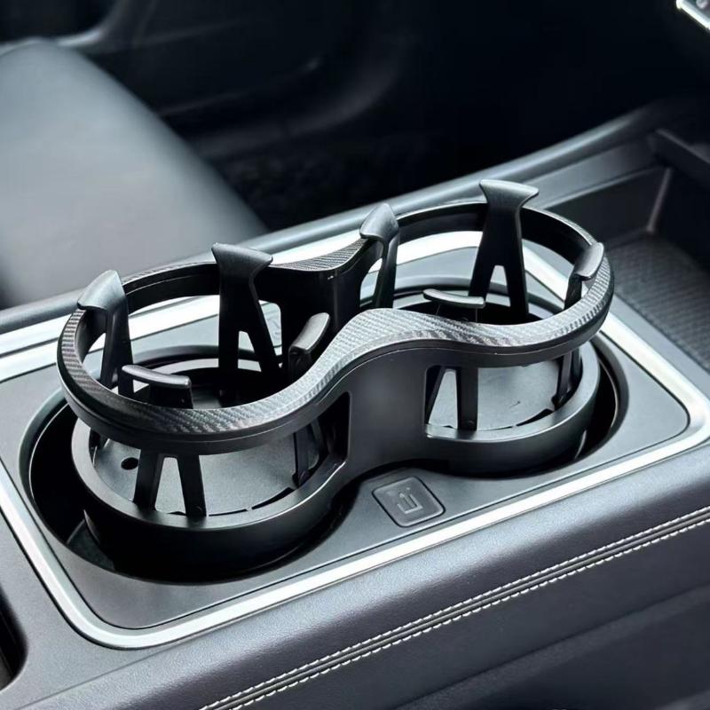 Car Cup Holder Expander 2-In-1 Dual Cup Holder Adapter Adjustable Car Drink Holder Organizer Auto Interior Accessories