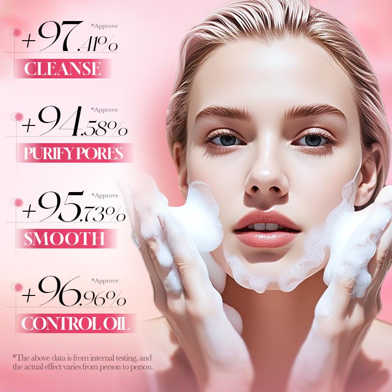 Strawberry Facial Cleanser 100g VC Moisturizing Moisturizing Moisturizing Cleanser Skin Care Products