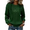 Damen Pullover mit Rundhalsausschnitt und langen Ärmeln