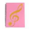 Customizable Non-Reflective A4 Sheet Music Clip Folder with Multi-Layer Insert Pages for Piano and Composition.