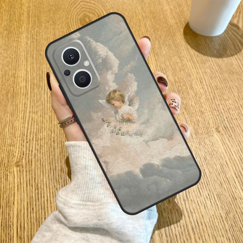 Renaissance Angel Aesthetic Funda For OPPO Reno 14 F 10 11 12 13 Pro 13F 12F 11F 7 8 Lite OPPO Find X6 X5 X8 X9 Pro Case