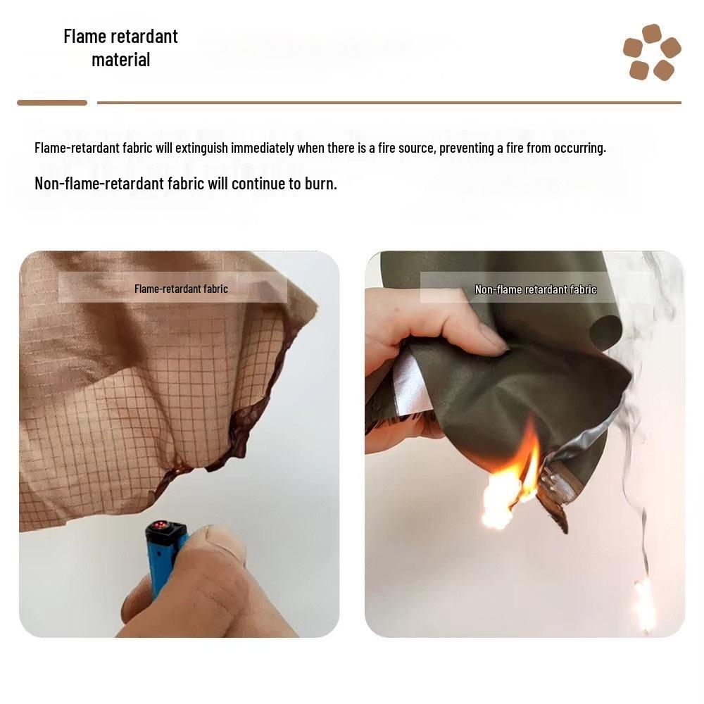 Cold-Proof Winter Camping Tent: Portable, Rainproof, Flame-Retardant, Sun-Protected, Large Tunnel Design with Rear Room