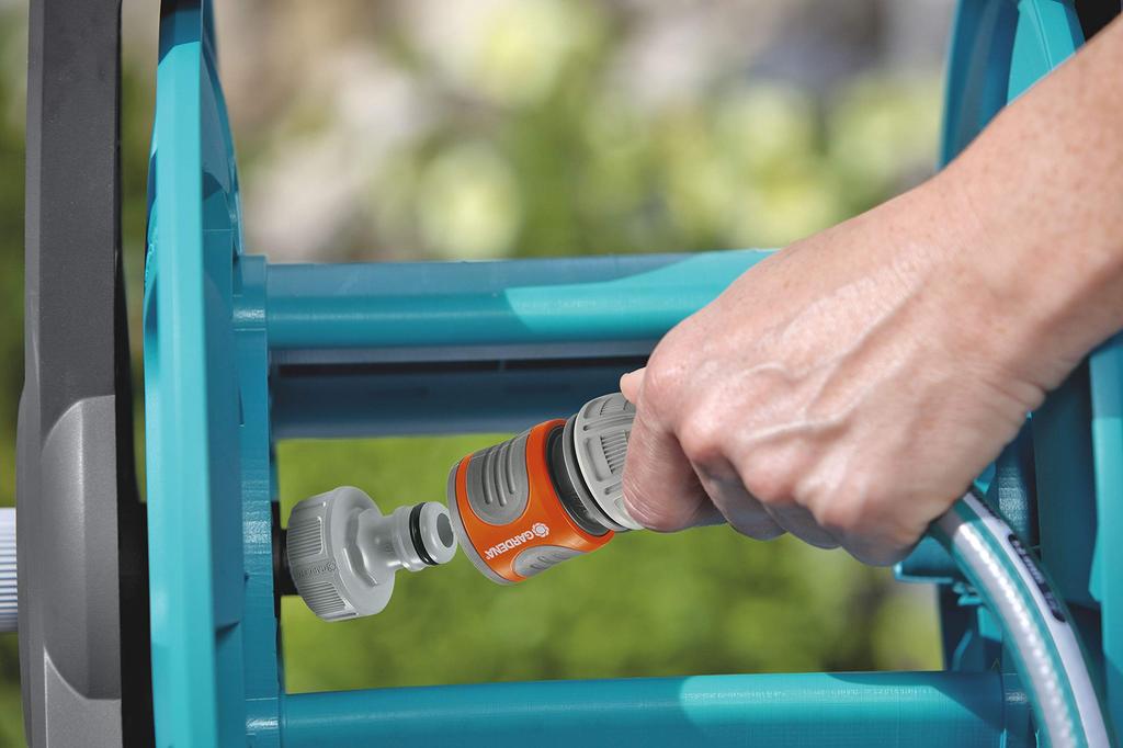 GARDENA Hose for hoses up to 50m Made in Product Up to 5 Years Reel, 8007-20, long, Germany, Warranty