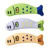 Plush Fish Cat Toy Natural Catnip Soft Self Play Exercise Toy Interactive Chew Kicker Kitten Toy for Indoor Cats