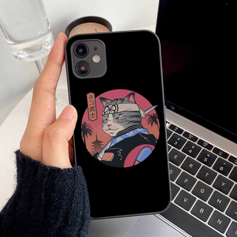 Japanese Style Art Japan Phone Case for iphone 13 8 7 6S Plus X 5S SE 2020 XR 11 12 mini pro XS MAX