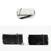 Solid Color Crossbody Bag With Chain And Foldable Design For Women