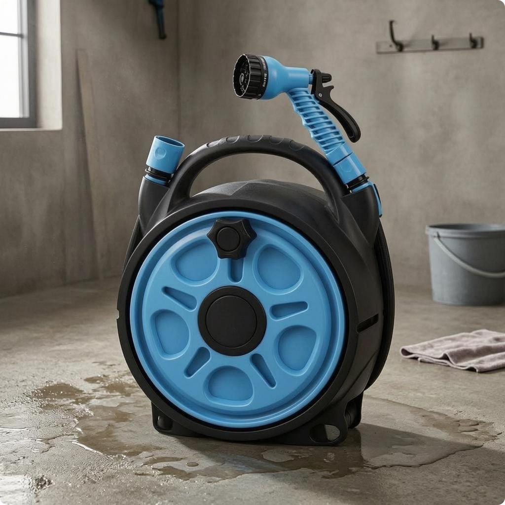 Hose Reel Sprayer Portable Car Wash Compact for Garden