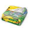 Wobbly Life Sandbox Spiel Korallenfleece Plüsch Überwurf Mode Decke Cartoon Lustig für Bettüberwürfe Gestrickte Mode Decke Büro Warm Atmungsaktiv