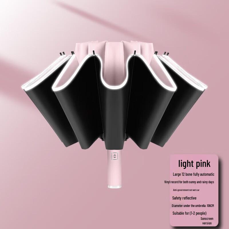Jianxia 12-Rib Automatic Folding UV Protection Umbrella