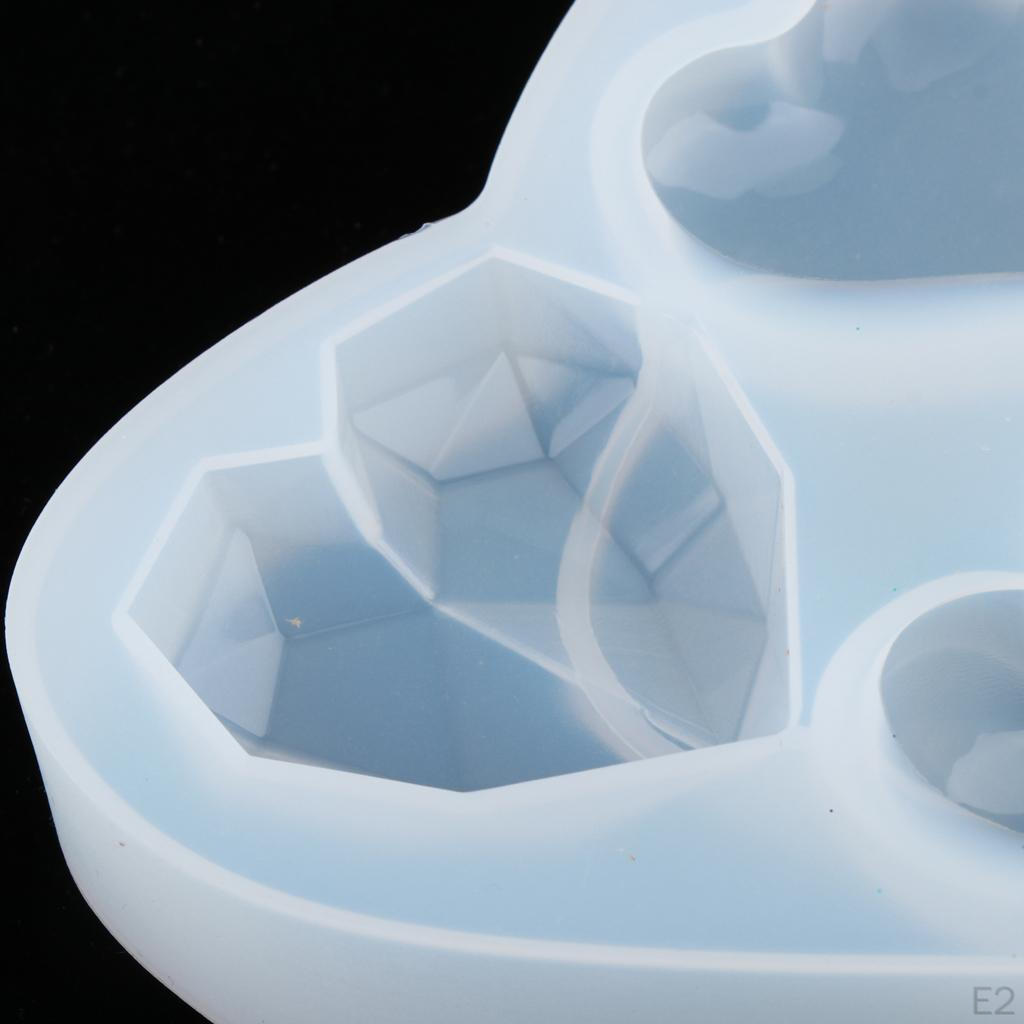 Heart Silicone Ornaments Resin Casting Jewelry