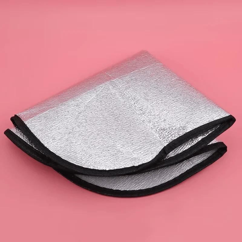 Double Heat Insulation Sunshade Cover Protection Foldable Anti-uv Sunscreen Car Interior Supplies for All Car Steering Wheel