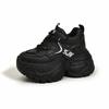 Platform Dad Shoes Women's 2025 Autumn and Winter New Lace-up Versatile Casual Sports Shoes Muffin Non-slip Inner Height-increasing Women's Shoes