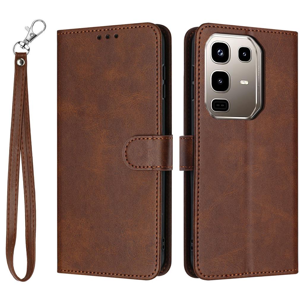 For Infinix Note 50 Pro+ 5G Case Flip Stand PU Leather Wallet Phone Cover Calf Texture