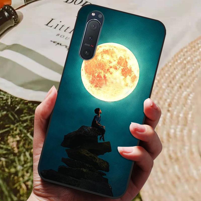Für Sony Xperia 5 II Hülle Silikon Rückseite Handyhülle für Sony Xperia 5 II Hüllen Xperia1 III L4 Weiche Bumper Coque Cool Fundas