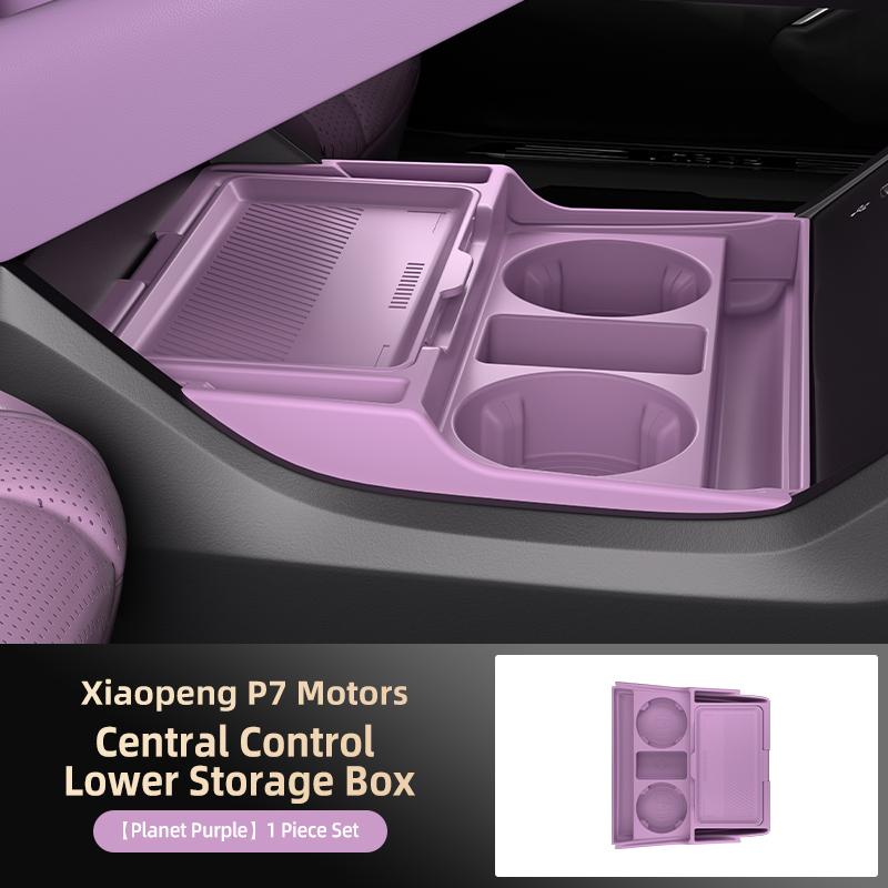 

Suitable for 26 Models of Xpeng P7 Central Control Lower Storage Box Glasses Storage Box Storage Box Car Supplies Accessories