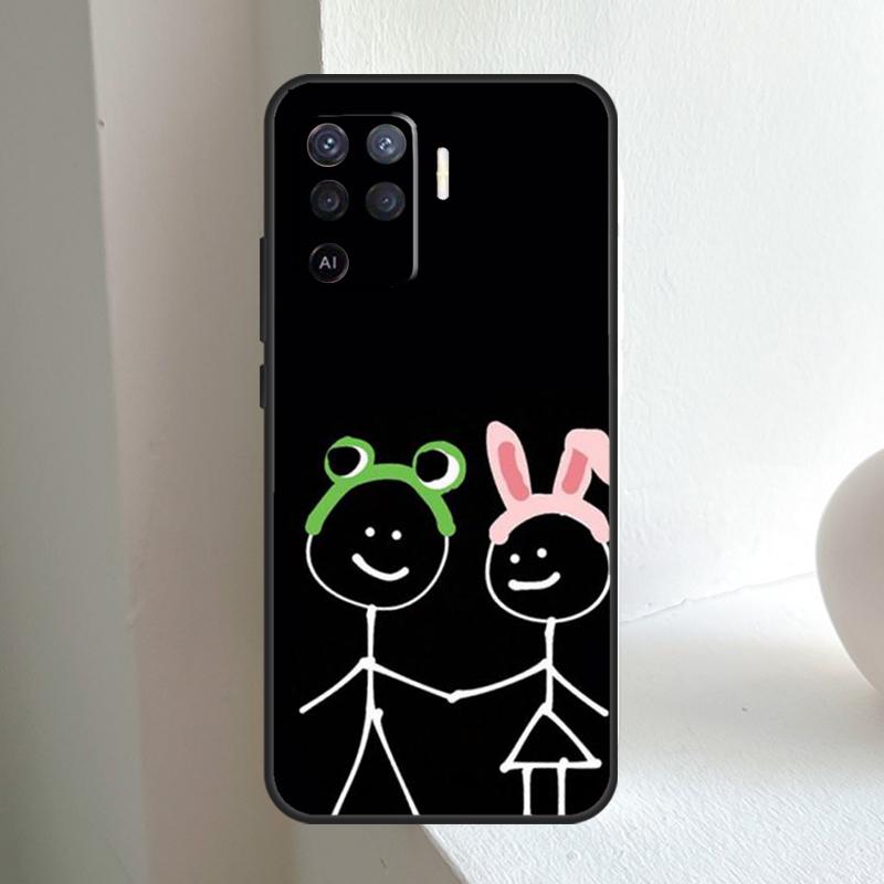 Cartoon Matchman For OPPO A78 A98 A18 A38 A58 A5 A6 Pro A15 A17 A57 A16 A76 A96 A54 A74 A94 A40 A60 A80 Case