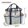 High Quality Large Capacity Mesh Bag Multistyles Protable Swimming Beach Bag Women Makeup Organizer