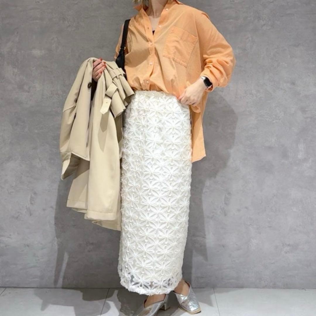 New with tag ROPE PICNIC *Flower tulle lace eyeliner skirt