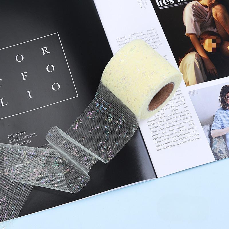 

Радужная лента в горошек, лента для упаковки торта на день рождения, мультяшная лента для упаковки подарочной коробки, газовая лента, лента для украшения на День защиты детей 6cm*25 yards