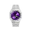 Customized Watch Modified Series Star Silver Purple Hui 200 Meters Waterproof Quartz Same Style for Men and Women Pu GA-2100-1A1