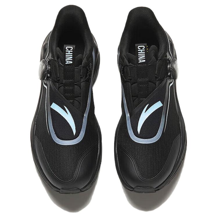 New Anta Anti Slip Wear Resistant Low Top Training Running Shoes Women's Black 122345508A-4