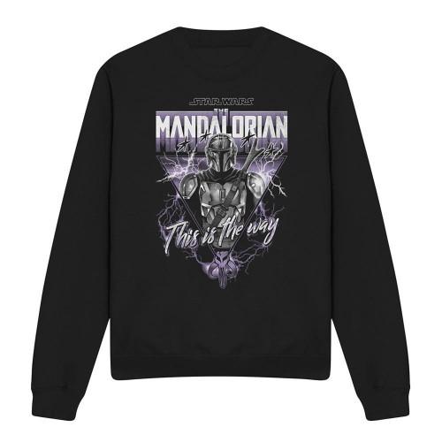 Star Wars: The Mandalorian Unisex Adult This Is The Way Heavy Metal Sweatshirt