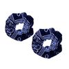2PCS  Korean Velvet Diam12CM Scrunchies Paisley Hair Scrunchy Hair Ties Accessories Elastic Hair Bands