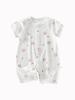 Newborn Baby Short-Sleeve Romper - Light Summer Jumpsuit for Boys