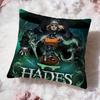 Game H-HadesS Cushion Cover Premium Comfort Reversible Pillow Cove -Two In One Design for Any Room & Car Interior