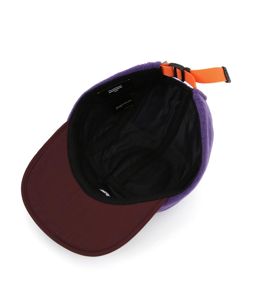 Eondeokeonteulol Fleece Winter Camp Cap Camp / Alpaca Fleece / Purple Wine