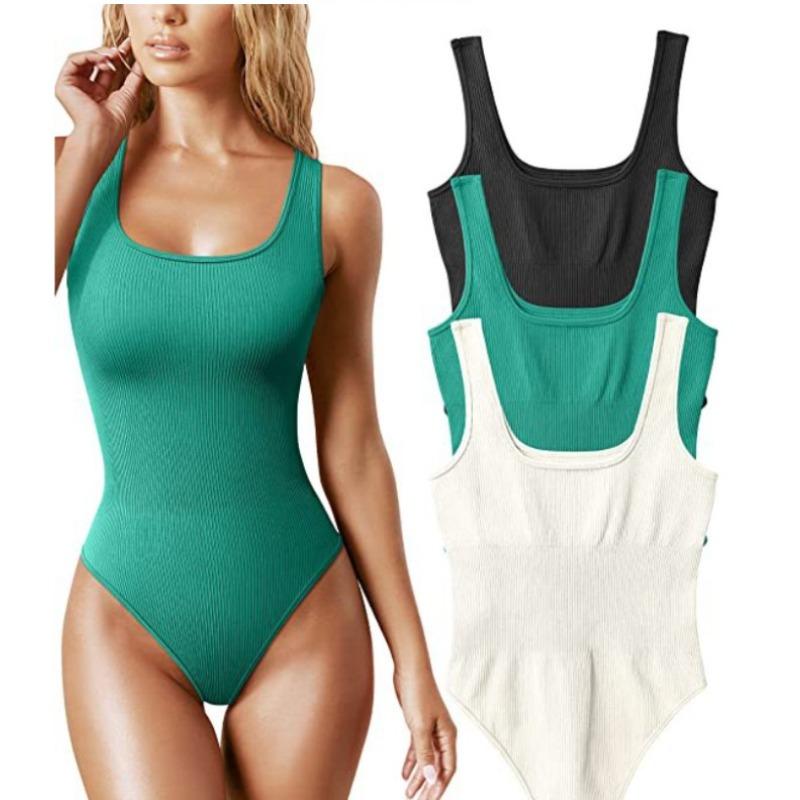 Summer Women's U-Neck Sleeveless Vest Tights