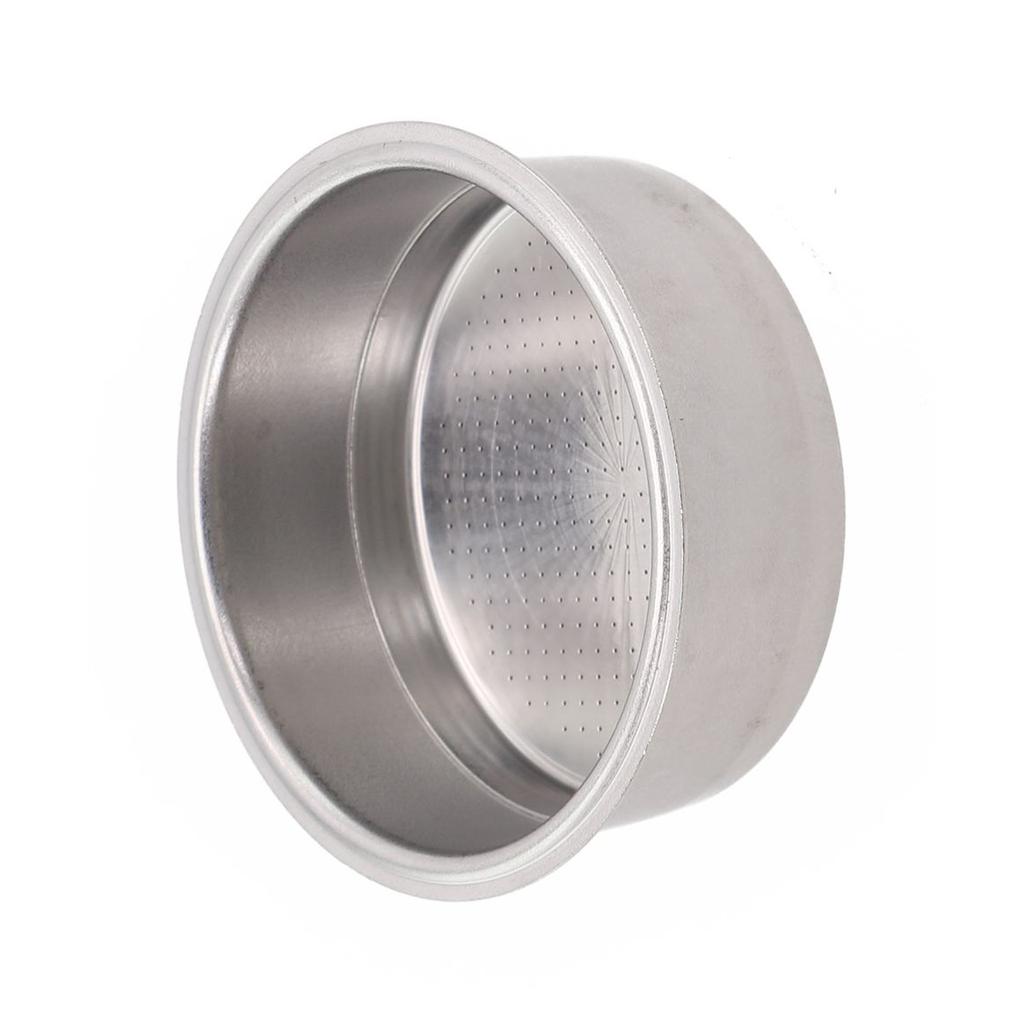 51mm Kaffee Blindfilterkorb 2 Tassen Edelstahl Nicht Druckbeaufschlagter Filterbecher Kaffeefilter Siebträgerkorb Für Filter