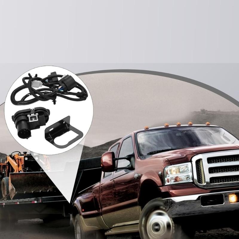 Rear Bumper Tow Connector Wiring Harness HL3Z-13A576-D HL3Z-13A576-B for 2015-2020 Replacement Hitch Wire Kit