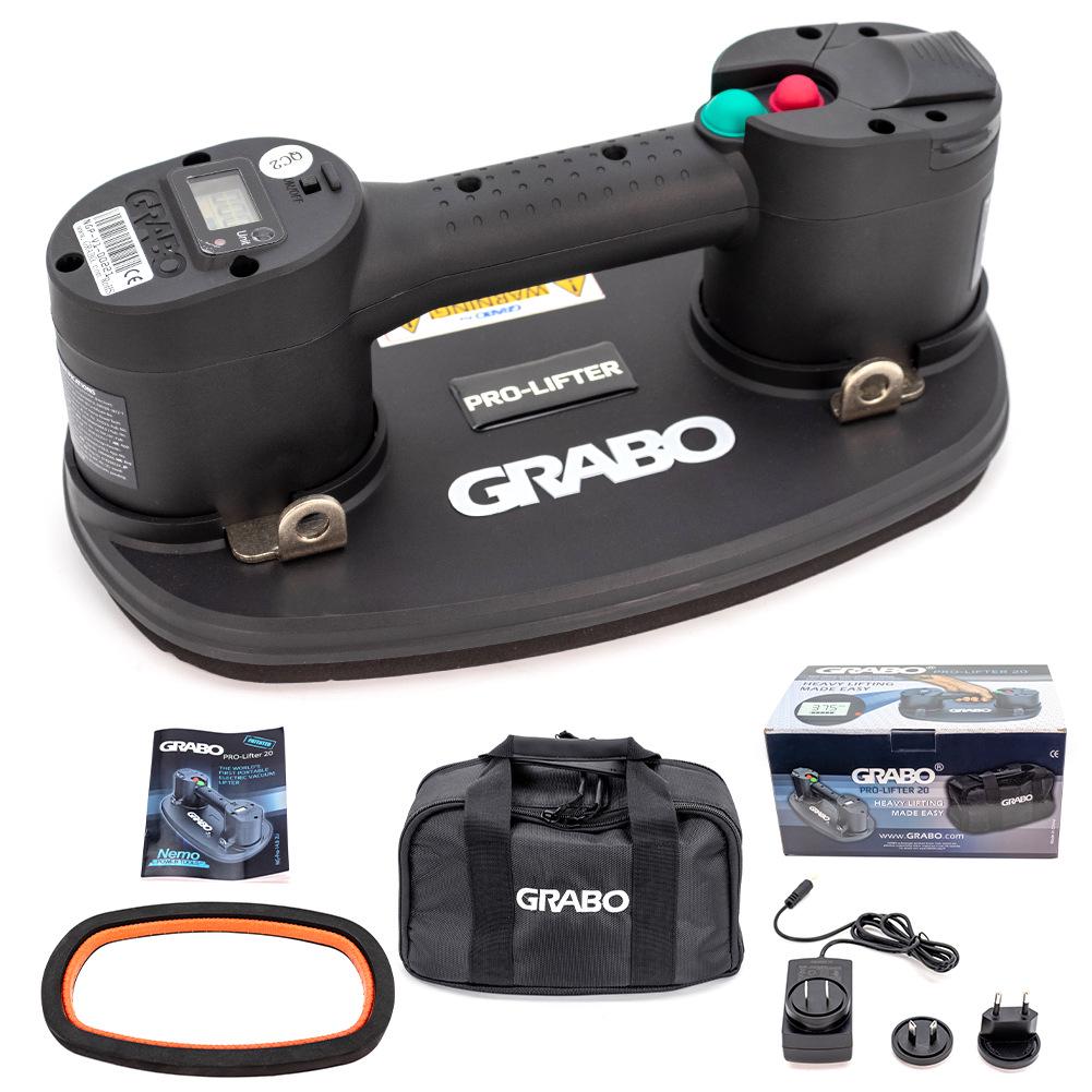 GRABO Electric Vacuum Suction Cup: Handheld Tool for Handling Marble, Stone, and Glass